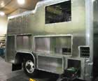 Van body sideview – Sideview of van unit designed and built in Osprey’s shop.